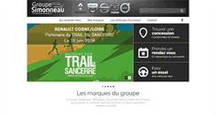 Desktop Screenshot of groupe-simonneau.fr