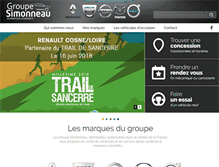 Tablet Screenshot of groupe-simonneau.fr